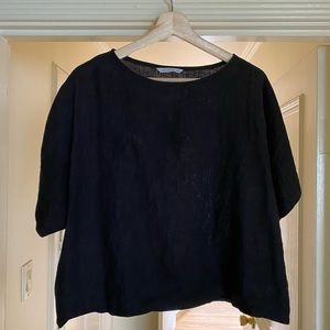 Linen Fox black top L